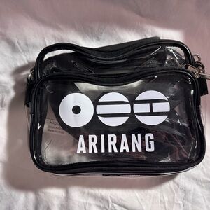 Black Transparent Men's Bag